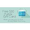 Free $10 Publix gift card when you get your flu shot at any Publix Pharmacy