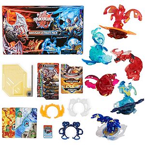6-Pack Bakugan Ultimate Toy w/ 3 Special Attack, 1 Titanium, 2 Core Balls & Trading Cards $25.67 + Free Shipping w/ Prime or on $35+