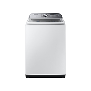 [Samsung App]4.9 cu. ft. Capacity Top Load Washer with ActiveWave™ Agitator and Active WaterJet in White $440.3