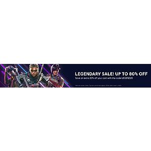 Ubisoft "Legendary Sale" 20% Off Promo Code