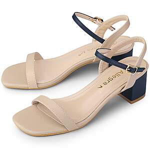 Square Open Toe Slingback Sandals Sizes 6-10 Women's Shoes $35.05