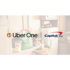 Complimentary Uber One membership with Capital One