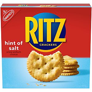 25.5-Oz Oreo Chocolate Cookies $3.90, 13.7-Oz RITZ Hint of Salt Crackers $2.55 & More w/ S&S