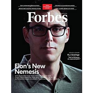 1-Year Forbes Magazine (9 Issues) $4