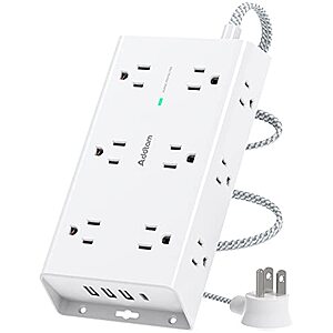 Amazon: 3 Side 12 Widely Outlets and 4 USB Ports(1 USB C Outlet) Surge Protector Power Strip for $ 15.95, FS for Prime $15.95