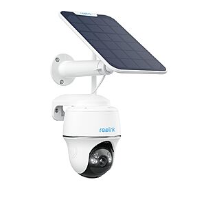 REOLINK Security Camera Wireless Outdoor, Pan Tilt Solar Powered, 5MP 2K+ Color Night Vision, 2.4/5GHz WiFi, 2-Way Talk, Works with Alexa/Google Assistant - $106.39