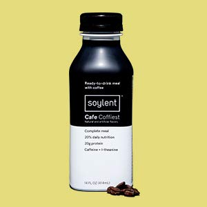 Soylent Meal Replacement Drink, Cafe Coffiest/Cafe Mocha, 14 oz Bottles, Pack of 12  for 17.79 with one day shipping. $17.79