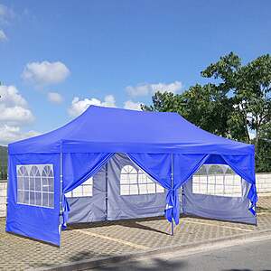 Ainfox Outdoor Party Canopy w/ Six Sides 10' x 20' w/ 6 sides $100+ Free Shipping