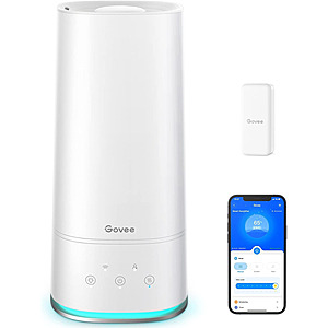 Govee 4L Smart Humidifiers w/ Hygrometer Thermometer $40 + Free Shipping