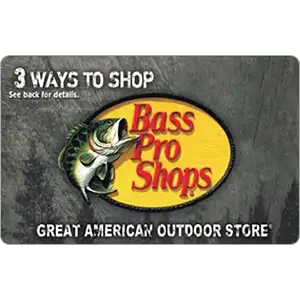 $60 Bass Pro Shops Gift Card $50
