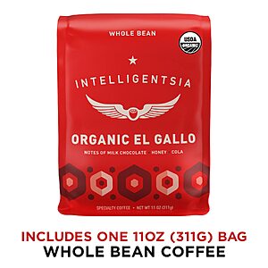 11-oz. Intelligentsia Coffee Organic Light Roast Whole Bean Coffee $5.99