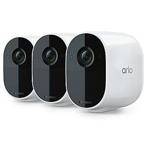 3-Pack Arlo Essential Wireless Security 1080p Video Camera $99 + Free Shipping