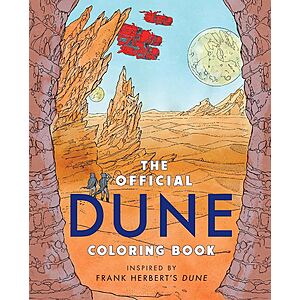 The Official 96-Page Dune Coloring Book $9.20 + Free Shipping w/ Prime or on $35+