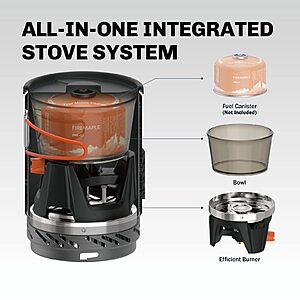 Fire-Maple "Fixed Star 1" Backpacking and Camping Stove System - $39.96