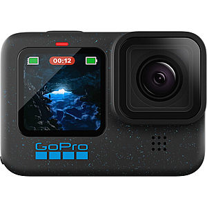 GoPro HERO12 Black with 2 Extra Batteries - $369.99