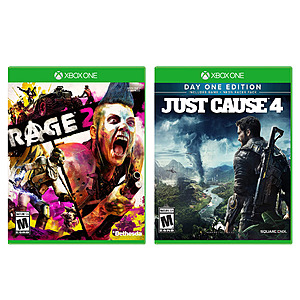 Just Cause 4 and Rage 2 (2-Game Bundle, Xbox One) $20 + Free S&H Orders $35+