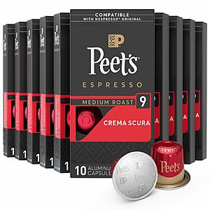 Peet's Coffee Crema Scura Espresso Capsule, 100ct, $34.99 + FS w/ Prime