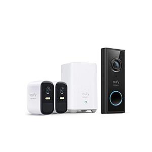 eufy Security Wireless Video Doorbell & eufyCam 2C Pro 2-Cam Kit for $309.99 + Free Shipping