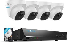 4-Camera 8MP 4K H.265 PoE Security System w/ 3X Optical Zoom & 2TB HDD $465 + Free Shipping