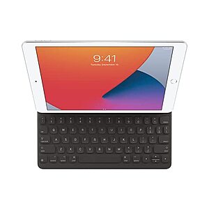 Apple iPad Keyboards & Cases: Apple Smart Keyboard for iPad (9th, 8th 7th Gen, Refurb) $80 & More + Free S/H w/ Amazon Prime