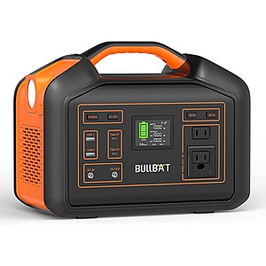 BULLBAT Pioneer 500 Portable Power Station w/ 505Wh Lithium Battery + MPPT Solar Power Input  $190 + Free Shipping