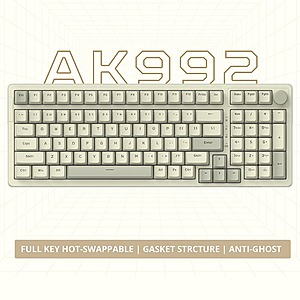 Ajazz AK992 Hot-swappable Mechanical Keyboard (Retro) $32.84 + Free Shipping
