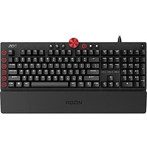 AOC Agon RGB Gaming Mechanical Keyboard (Cherry MX Blue Switches) $42.74 + F/S