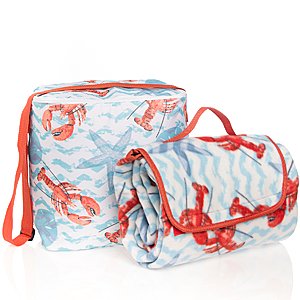 Insulated Cooler Tote & Picnic Blanket Set $8.99 + Free Shipping