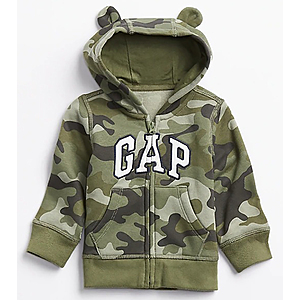 Gap Factory: Toddler Girls' Dress $3.55, Baby Boys' Logo Full-Zip Hoodie $7.65 & More + Free S&H