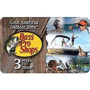 $75 Bass Pro Shops Gift Card (Email Delivery) for $60 at kroger.com