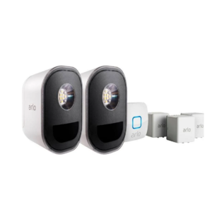 2-Pack Arlo Outdoor Smart Motion Sensor Security Lights w/ 3 Rechargeable Batteries $89.99 + Free Shipping