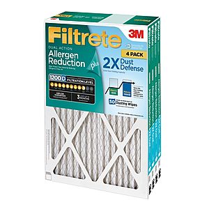 Sam's Club Members: 4-Pack Filtrete Dual-Action Micro Allergen Plus Filters $32 + Free Shipping