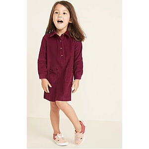 Old Navy: Extra 40% Kids' & Toddlers Clearance| Toddler Dresses $3.60, Baby One-Piece Critter Fleece $6, Boys' Go-Dry French Terry Hoodie $6.58 | Toddler Shirts $4.78 & More + FS