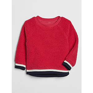 Gap Factory: Toddler Girls' Sherpa Pullover Sweater $4.50 + Free S/H on $25+ & More