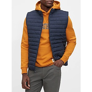 Gap Factory Cardholders: Extra 15% + Extra 10% Off | ColdControl Puffer Vest from $13.50 Or Less + Free Shipping