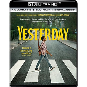 4K Ultra HD Blu-rays: Yesterday, The Invisible Man & More $8.80 each & More + Free S&H