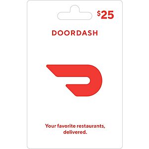DoorDash Gift Card (Physical): $25 for $21.25 or $50 for $42.50 + Free S&H w/ Prime or $35+