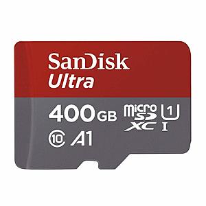 400GB SanDisk Ultra UHS-1 MicroSDXC Card w/ Adapter $64 + Free Shipping