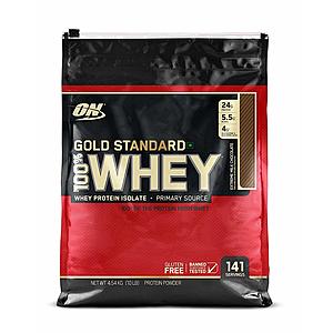 10 Pounds Optimum Nutrition Gold Standard Whey - Extreme Milk Chocolate $48.74 @ Amazon