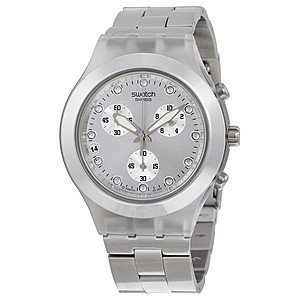 Swatch Full-Blooded Chronograph Watch w/ Stainless Steel Bracelet $60 + Free Shipping