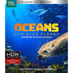 Oceans: Our Blue Planet (4K UHD + Blu-ray) $10 + Free S&H on $35+