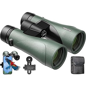 Gllysion 12X50mm Waterproof Binoculars w/ Storage Bag, Cleaning Cloth, & Phone Adapter $40 + Free Shipping w/ Amazon Prime