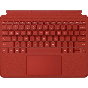 Select Best Buy Stores: Microsoft Surface Go Signature Type Cover (Poppy Red): Open Box Excellent $19, Geek Squad Certified Refurb $50 + Free Shipping
