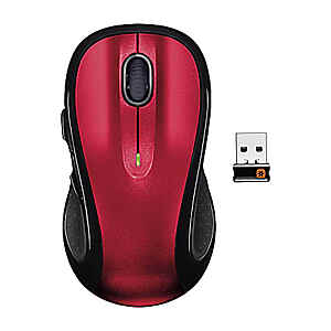 Logitech M510 Wireless Mouse w/ Unifying Receiver (Red or Blue) $11.20 w/ store pickup + SD Cashback ~ Office Depot