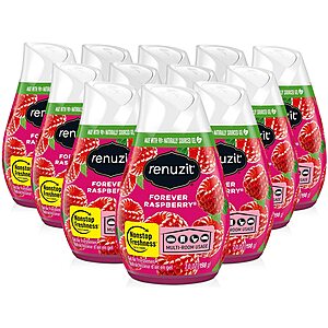 12-Count Renuzit Adjustable Gel Air Freshener (Forever Raspberry) $7 w/ Subscribe & Save