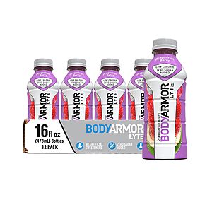 12-Pack 16oz BodyArmor Lyte Low-Calorie Sports Beverage (Dragonfruit Berry) $10 w/ Subscribe & Save