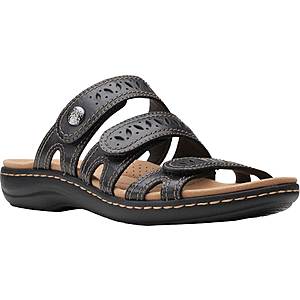 Clarks Women's Laurieann Dee Strappy Slide $47.55 + Free S/H at shoes.com
