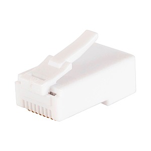 2 x 100-Pack Monoprice 8P8C RJ45 Plug w/ Inserts for Solid Cat6 Ethernet Cable $8 + Free Shipping