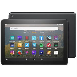 32GB Amazon Fire 8" WiFi Tablet (Various Colors) + Software & Case Voucher $50 or Less + SD Cashback + Free S&H