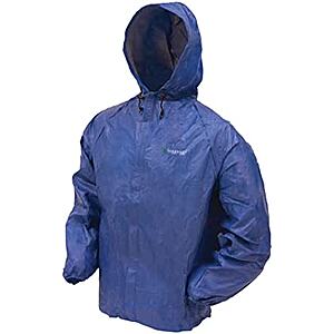 Frogg Toggs Men's Ultra-Lite2 Waterproof Breathable Rain Jacket (Blue) $12